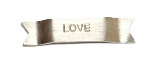 Judy Larson's Hearts and Flowers Charms - , Classic Wire Jewelry, Cutting, Cutting Tool, Cutters, Filing, Finishing, Butane Torch, Soldering, Solder, Design, Cut out the ribbon template.